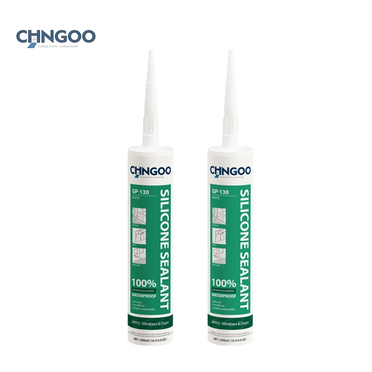 Cheap GP acetic glass silicone sealant acid anti-fungus general purpose for bathroom kitchen