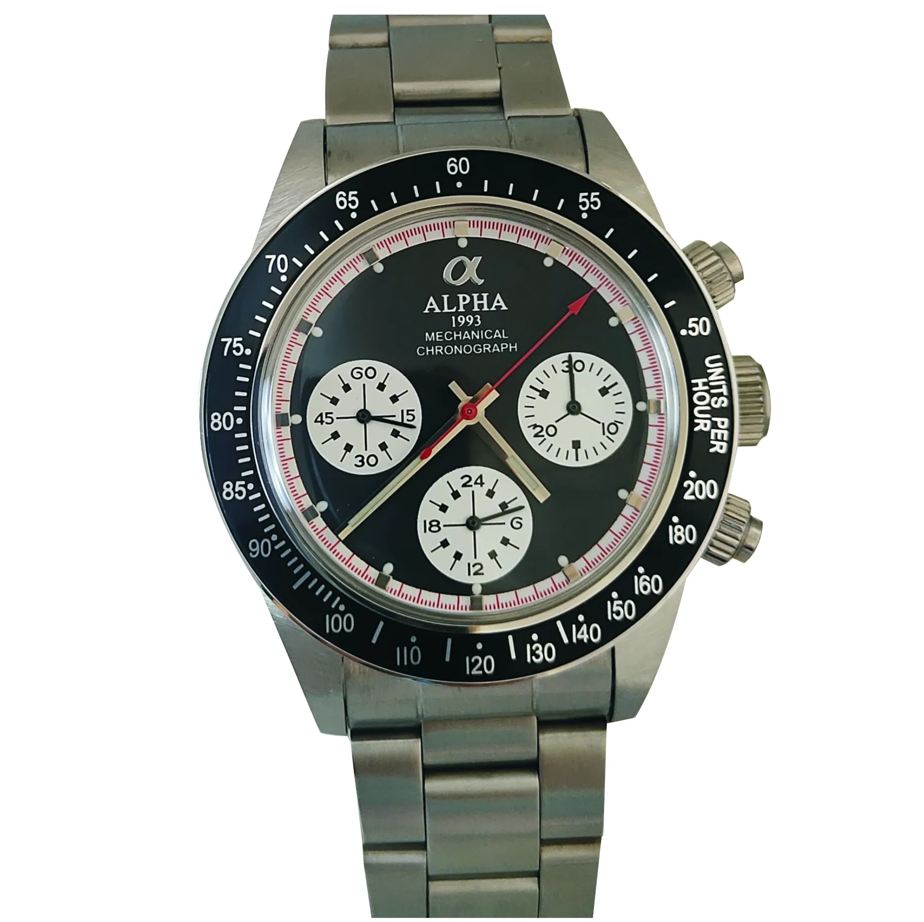 New Arrival Unique Water Resistant Buckle Clasp Band Stainless Steel Mechanical Watch For Outdoor
