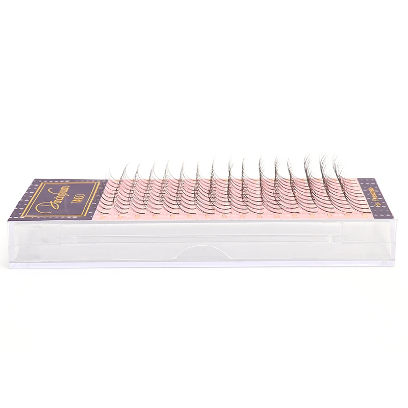 20 mm soft short premade volume eyelash extensions premade fans korean pbt lash