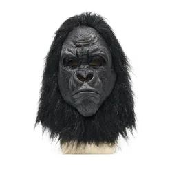 Superwin 2022 King Kong Mask Animal Monkey Mask Latex Animal Head Decorations Halloween Costume Novelty Halloween Mask