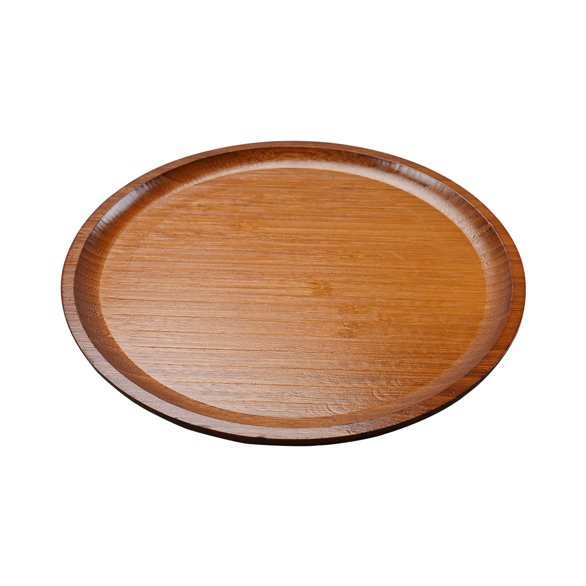 100% Natural Bamboo Wood Tray Brown Storage Bamboo Tray Home Decoration For Vegetable And Fruit Snacks