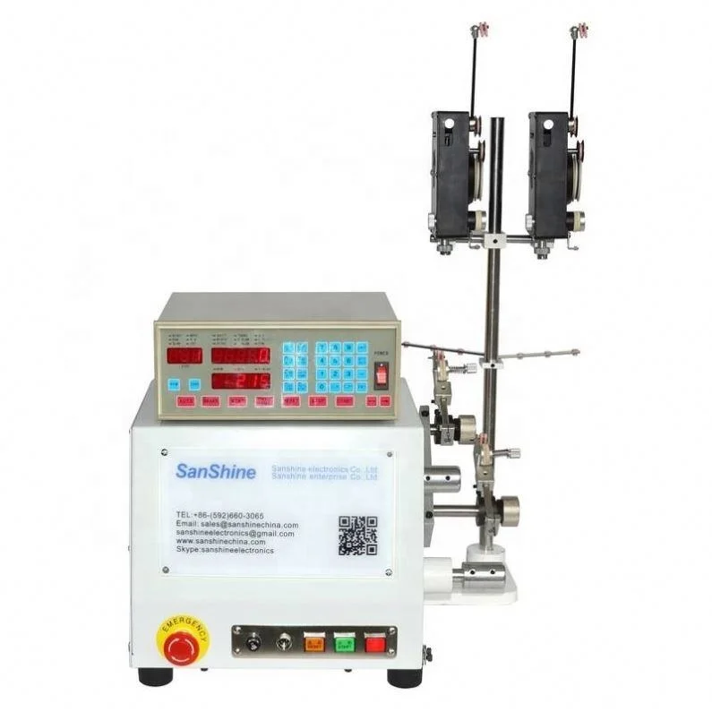 SS600I New Computer Automatic Coil Winder Winding Dispenser Dispensing wire terminal crimping machine for 0.04-1.20mm wire