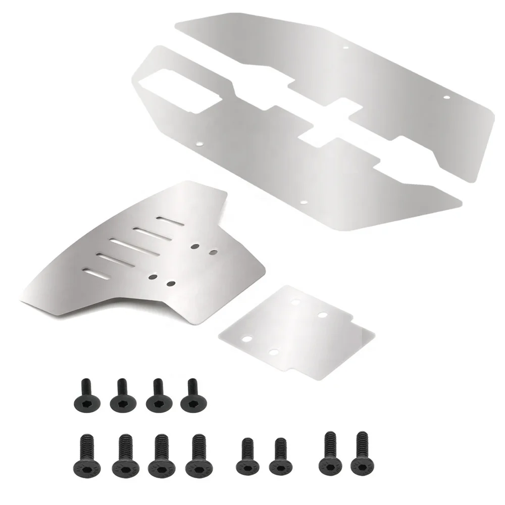 1/10 TRAXXAS SLASH 2WD stainless steel chassis armor anti-collision set