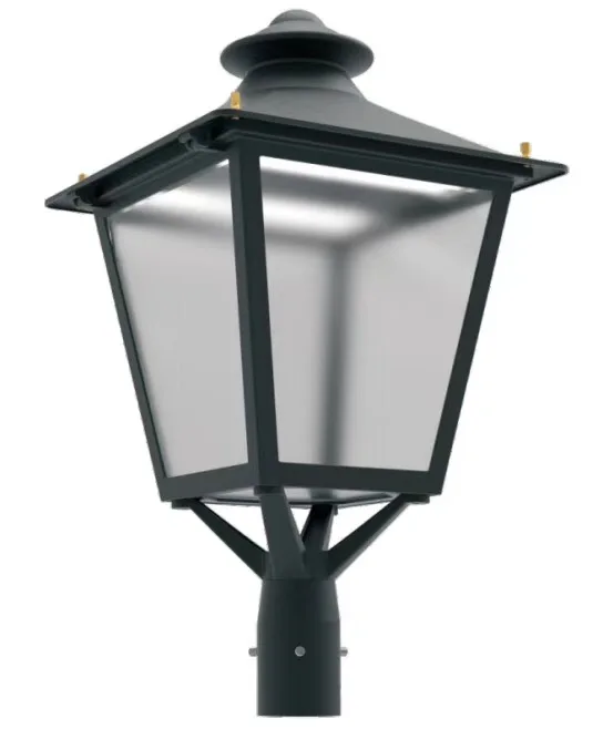 theme park Led Garden Area Light 80w 30w waterproof ip65 pole top mount pc cover options
