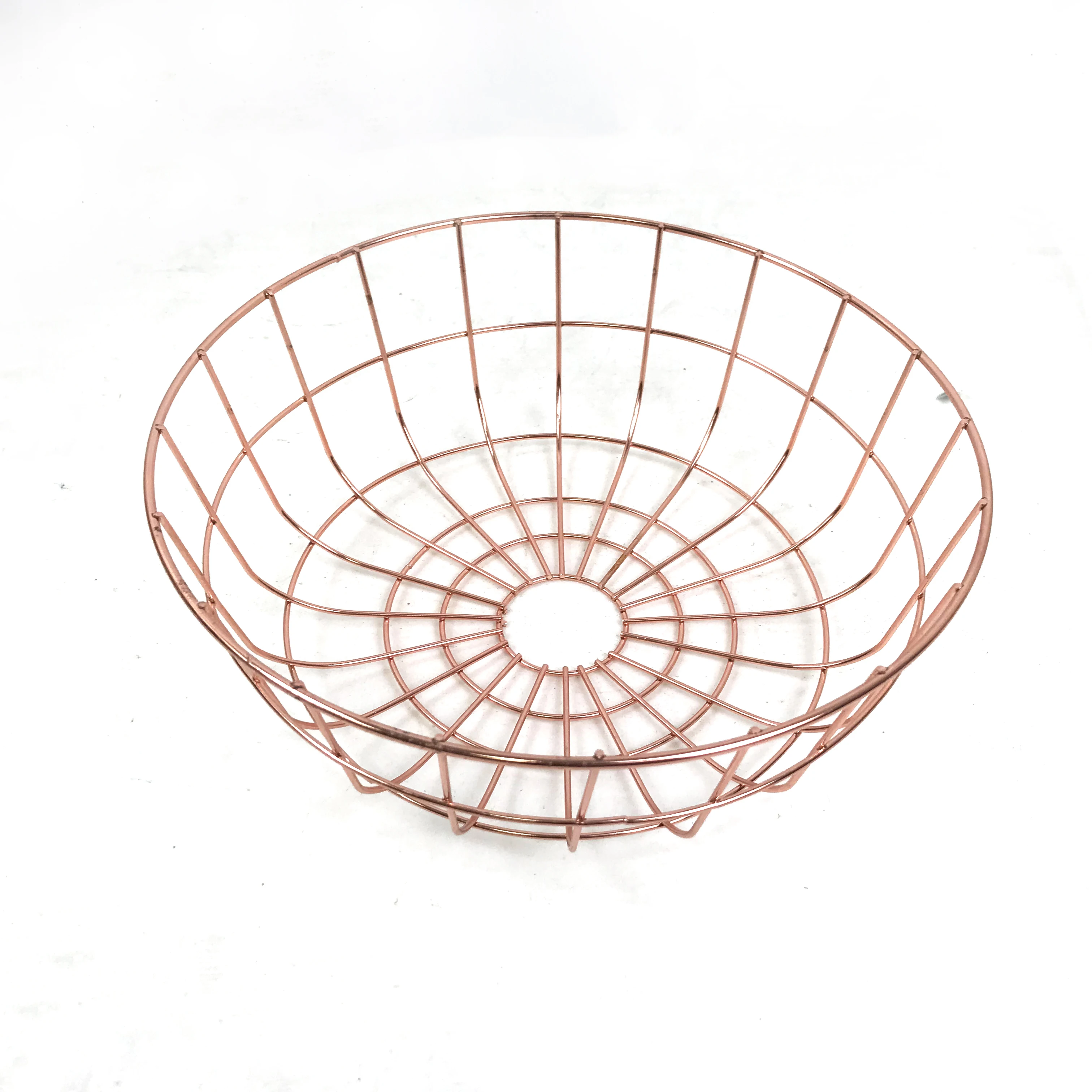 Hot sale high quality Practical contracted metal wire fruit basket of home kitchen store fruit vegetable