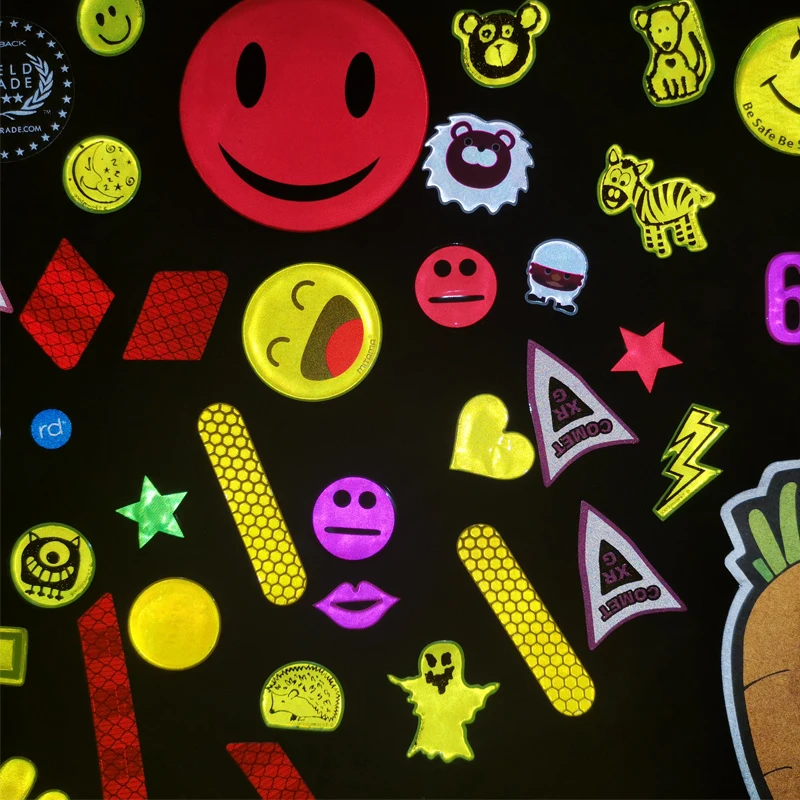 Self-adhesive Reflectors Bicycles/ Motorcycle Rim Stickers/ Colored Bicycle Spokes New Design Factory Custom Cute Stickers