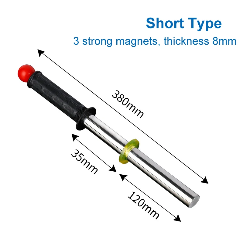 Iron Slag Iron filings Cleaner Magnetic Rod Magnetic Push-Pull Attractor