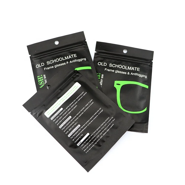 High-end qualitive anti-fog cleaning cloth for optical lenses anti-fog glasses wiping cloth