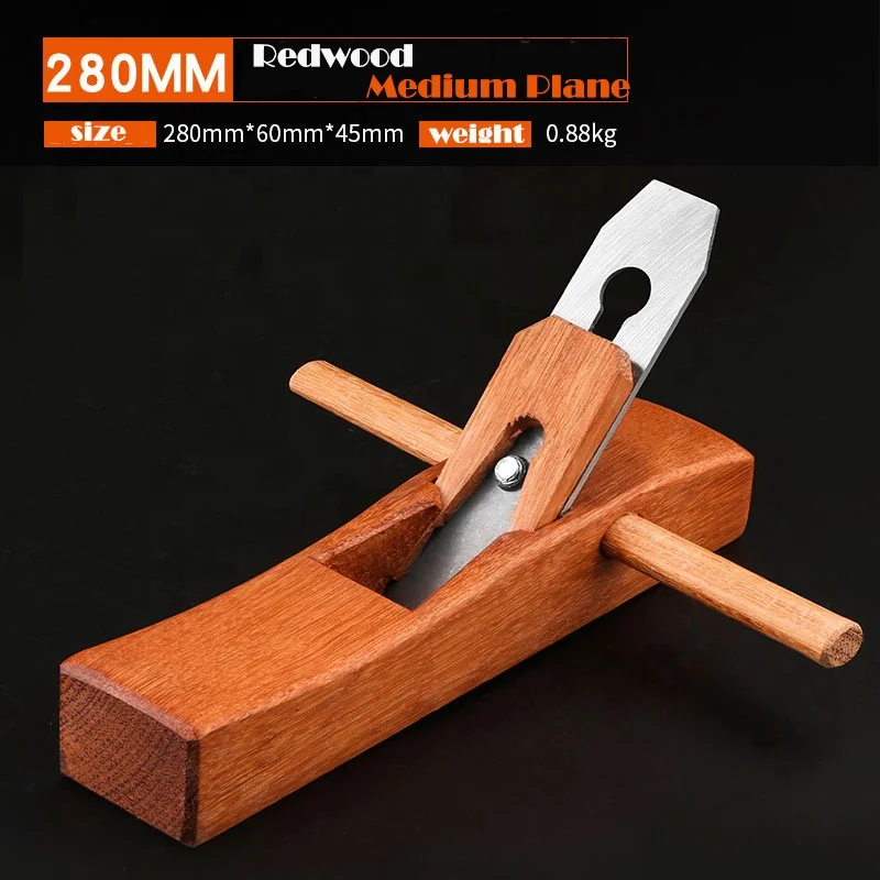 
280mm Ebony Hand Plane Woodworking Planer Mini Hand Tool Flat Plane Bottom Edge Wood Carpenter Gift Woodcraft Plans DIY Tools Fo 