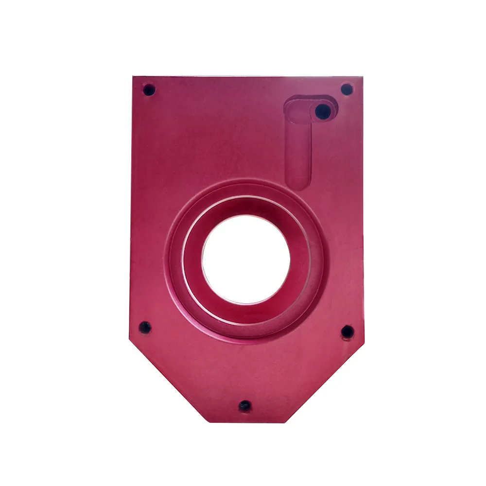 China Professional Customized CNC Machining Aluminum Anodized Bearing Seat  CNC Milling bearing seat Parts