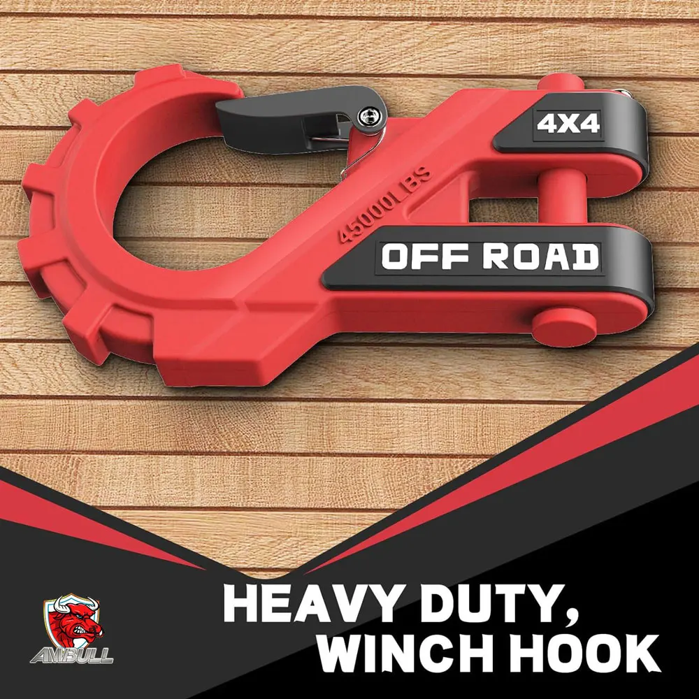 Wholesale Price Heavy Industry Good Quality 1/10 Rc Trailer Winch Universal Forge Trailer Winch Tow Hook Strap For Boat Trailer