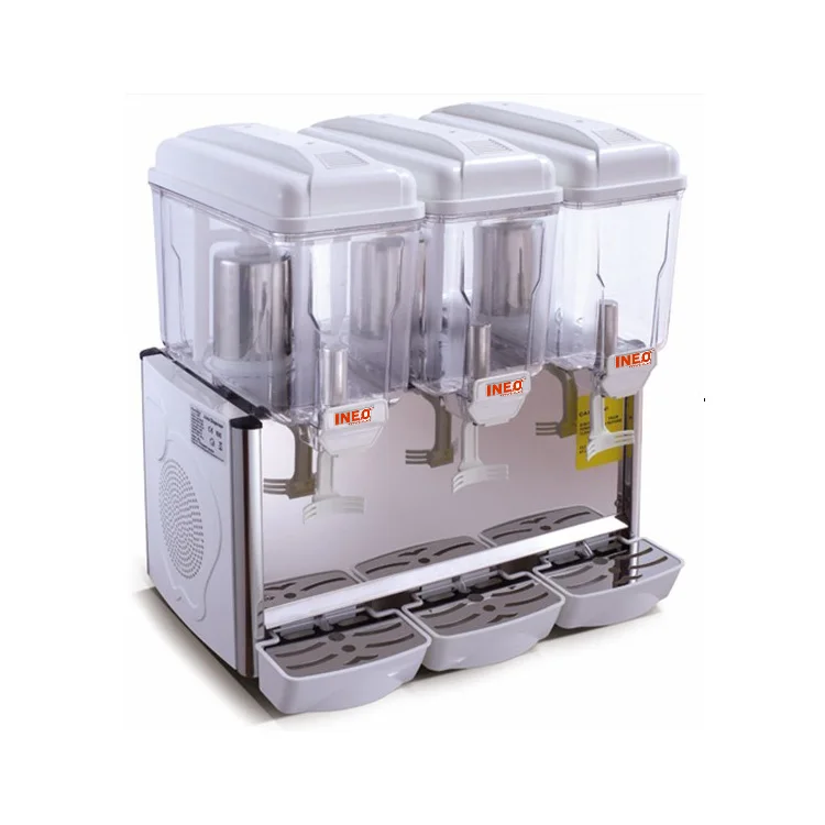 Hotel Restaurant Banquet Buffet Commercial Electric 3 Tank Fresh Fruit Juice Dispenser