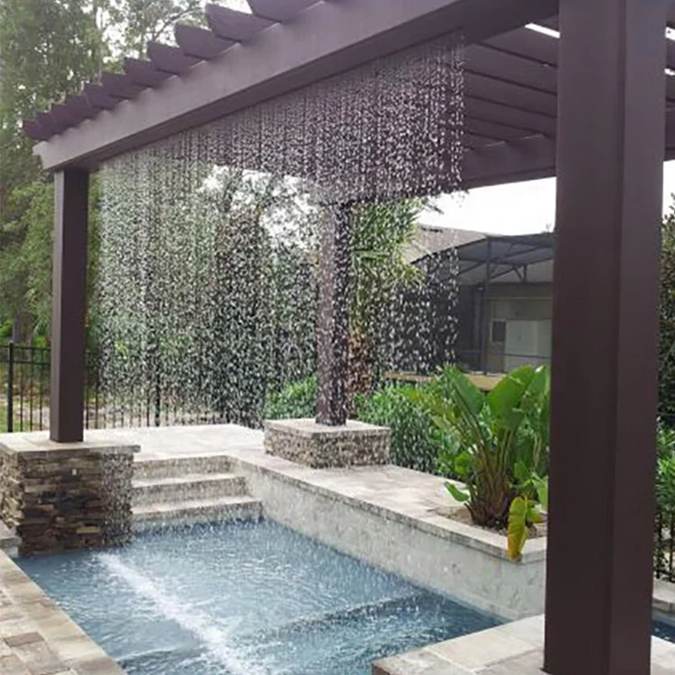 Внутренняя садовая занавеска для больших водопадов