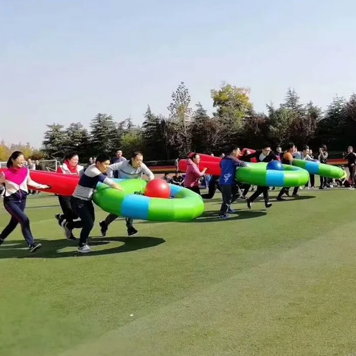 Outdoor pvc material Inflatable Tennis racket ,inflatable team building games,inflatable sports equipment for sale