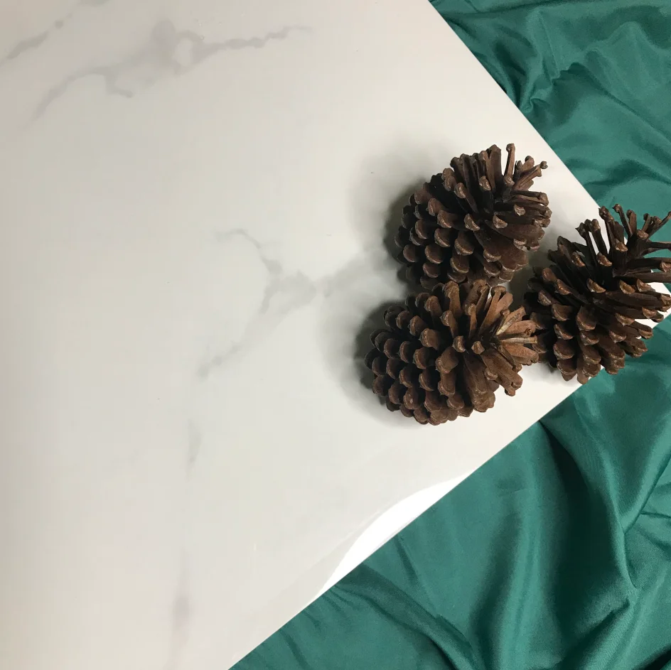 Foshan Fatong Calacatta Porcelain Floor Tile White Marble Look Ceramic 600X600mm Tiles For Living Room