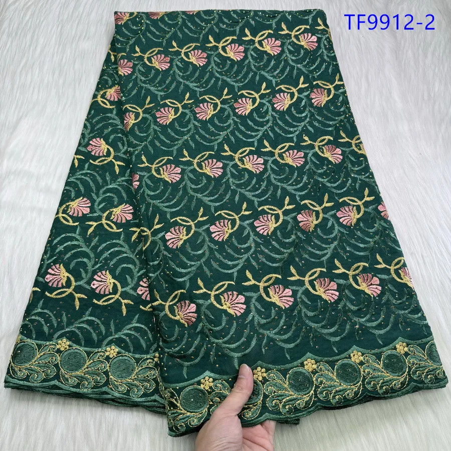 Elegant Style swiss Voile Lace High Quality Floral Embroidery Patterns Cotton Lace for Clothes