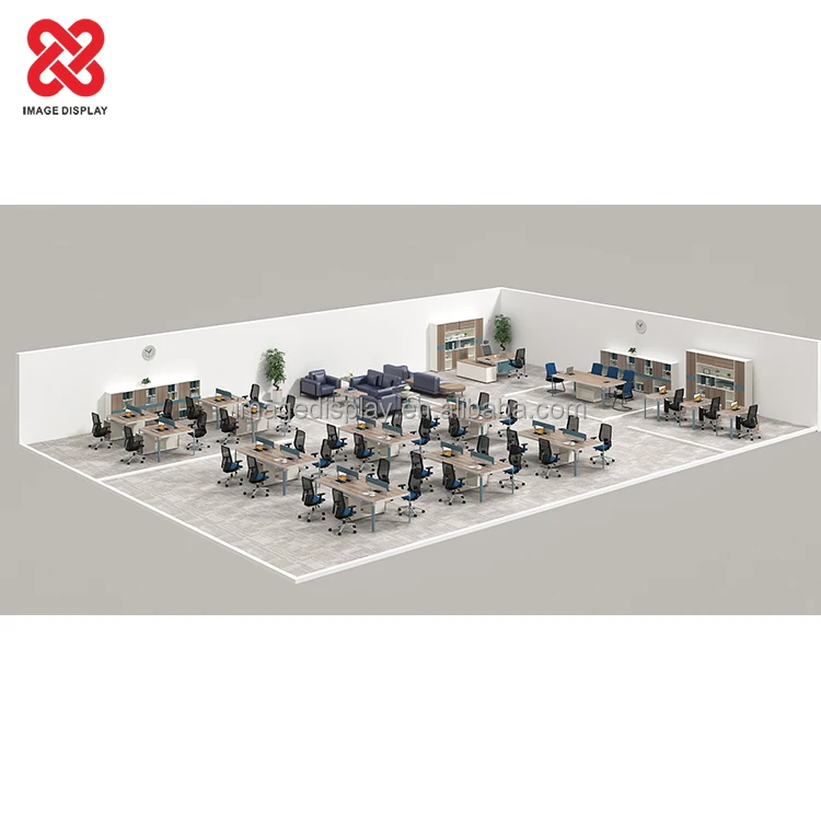 IMAGE Factory High Quality Office Furniture Manufacture Wholesale Working Table For Office Modular Home Office Desk Furniture