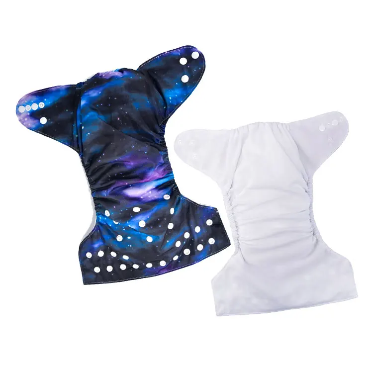 EASYMOM Wholesale Ecological  Washable Reusable Adjustable Baby Pocket Cloth Diapers Nappies