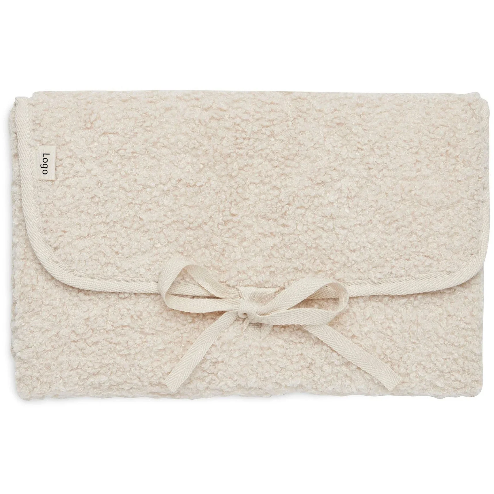 Wholesale Foldable Plush Baby Changing Mat Waterproof Diaper Bag Stroller Portable Travel Baby Diaper Changing Pad