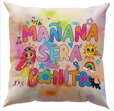 NOT MOQ Newest Karol G Manana Sera Bonito Custom Cartoon Karol G Manana Animes Sera Bonito Pillowcase