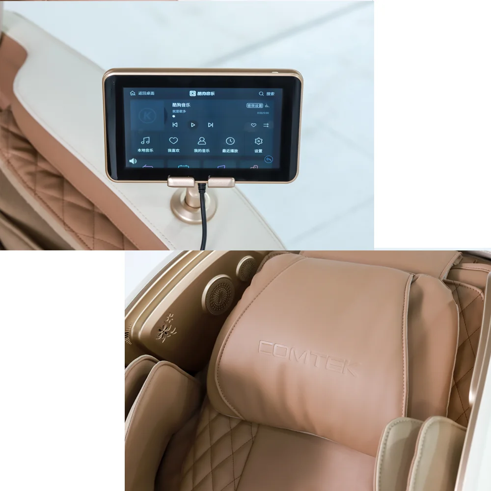 Электрический массажный стул COMTEK 4D, массажный стул с нулевой гравитацией