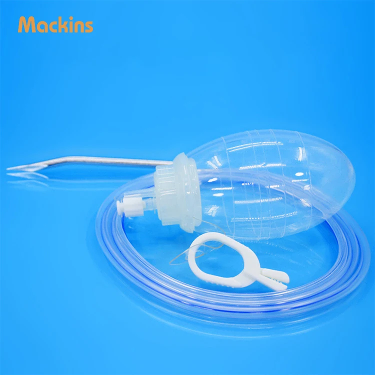 Портативная силиконовая Закрытая нагрудная трубка 100 мл 200 мл дренажный резервуар