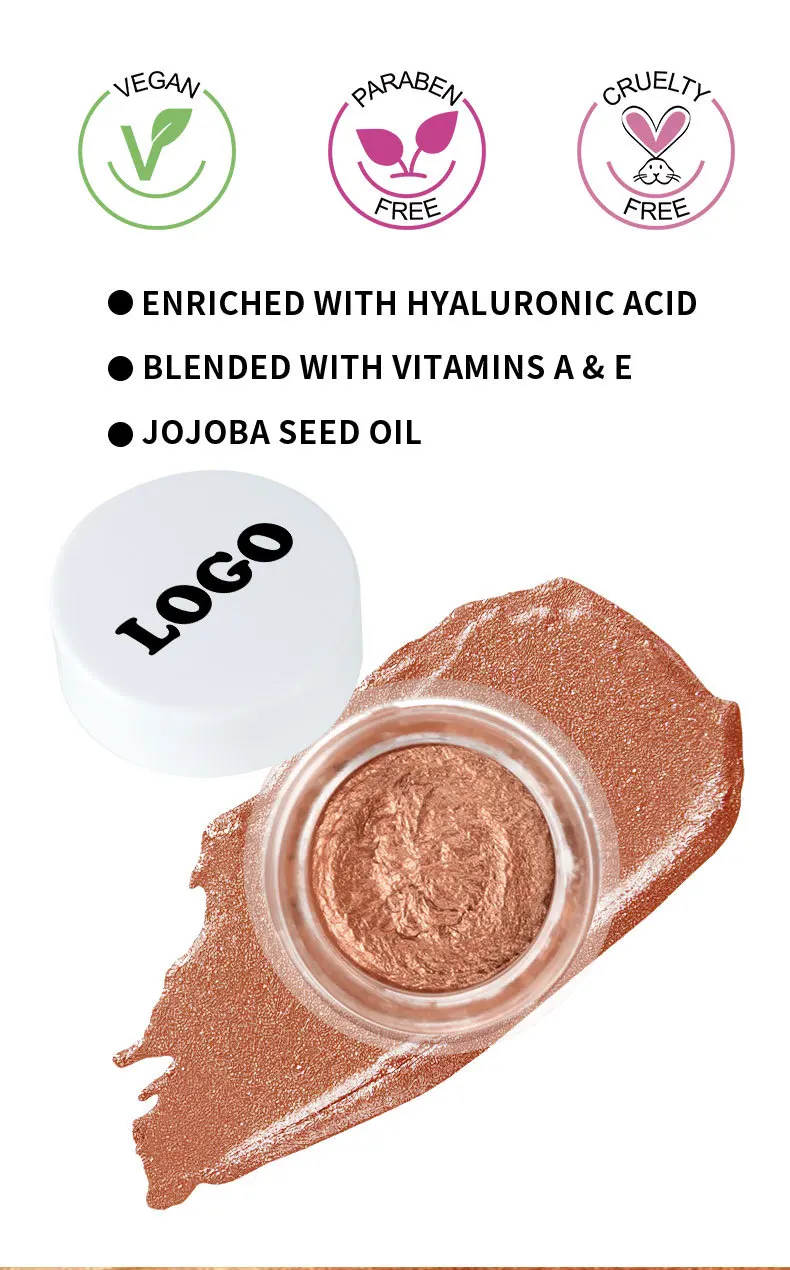 Duochrome Aaura голографическая Косметика яркий свободный пигмент блестящий гель жидкие тени для век Хамелеон крем