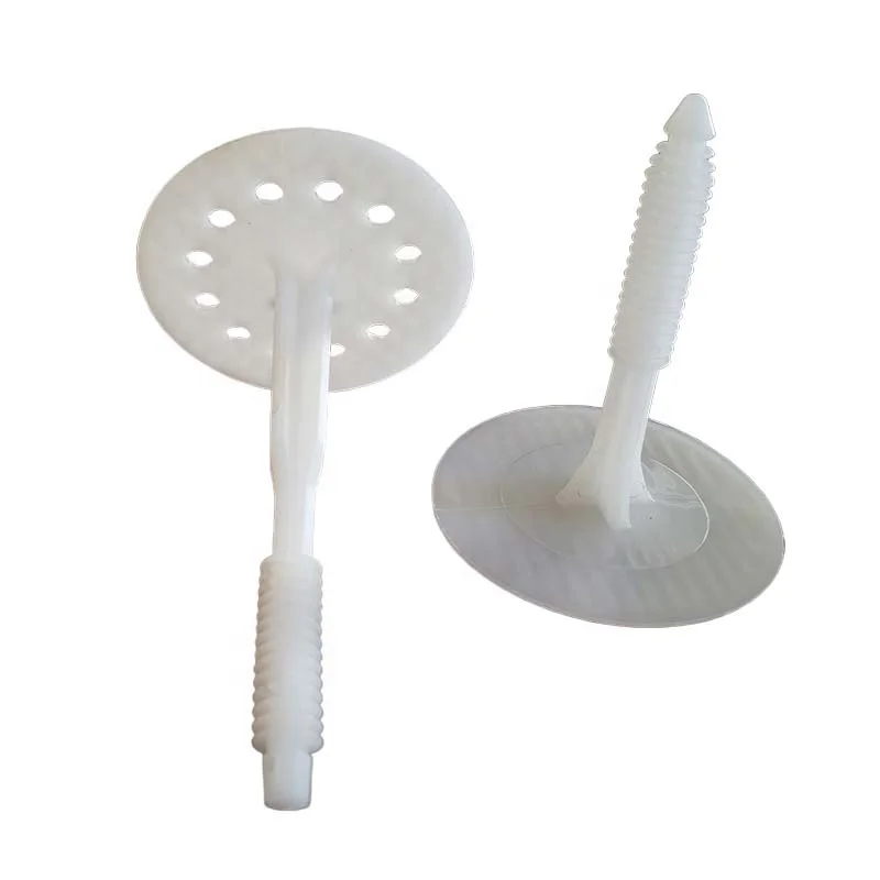HDPE Insulation Fixing Plug With Plastic Nail Wall Anchor