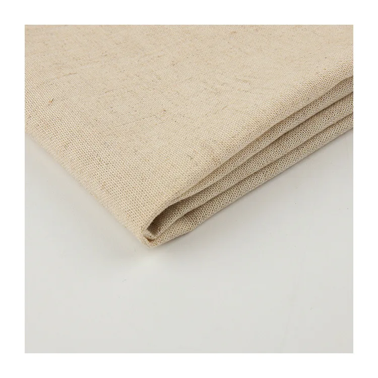 wholesale plain dyed soft viscose linen dress blended fabric 180gsm