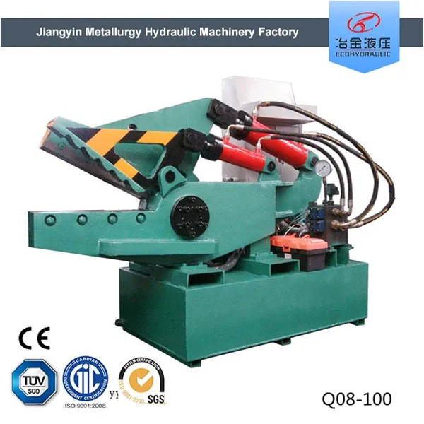 Best price  hydraulic alligator steel scrap shear cutting machine
