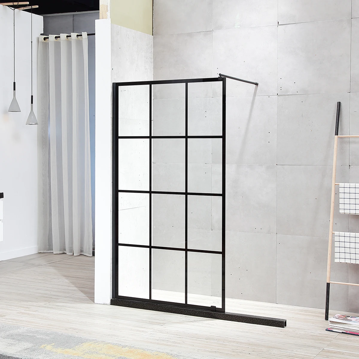 Factory direct sales of stainless steel handle shower door 6mm 8mm 10mm tempered glass shower enclosure