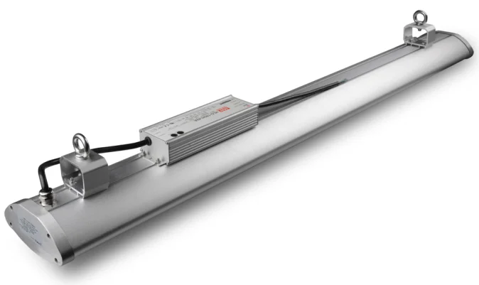 Hot sale China 40w 60w 80w100w120w150w200w tube shell fluorescent lamp tri-proof lamp LED linear high bay light