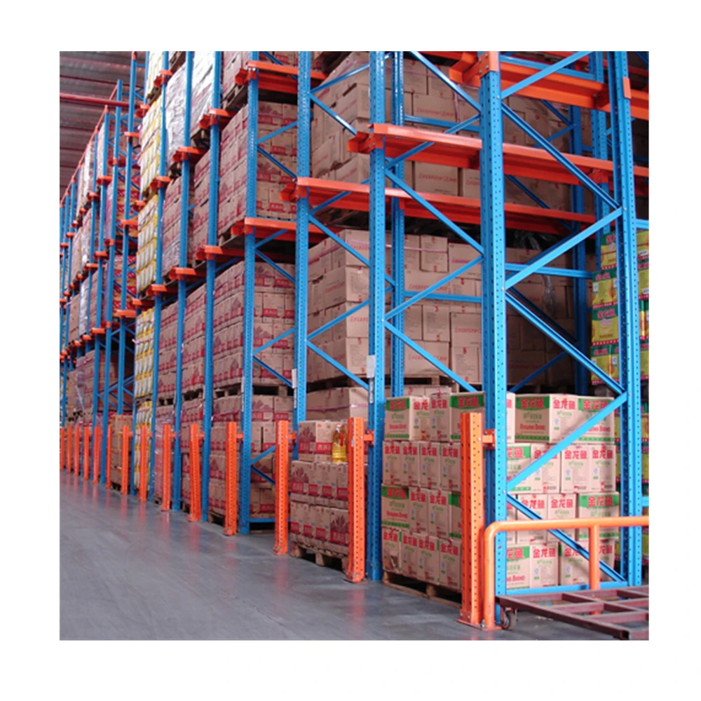 
 Промышленная Массивная металлическая Встраиваемая стойка система хранения складов вертикальная стойка для поддонов  