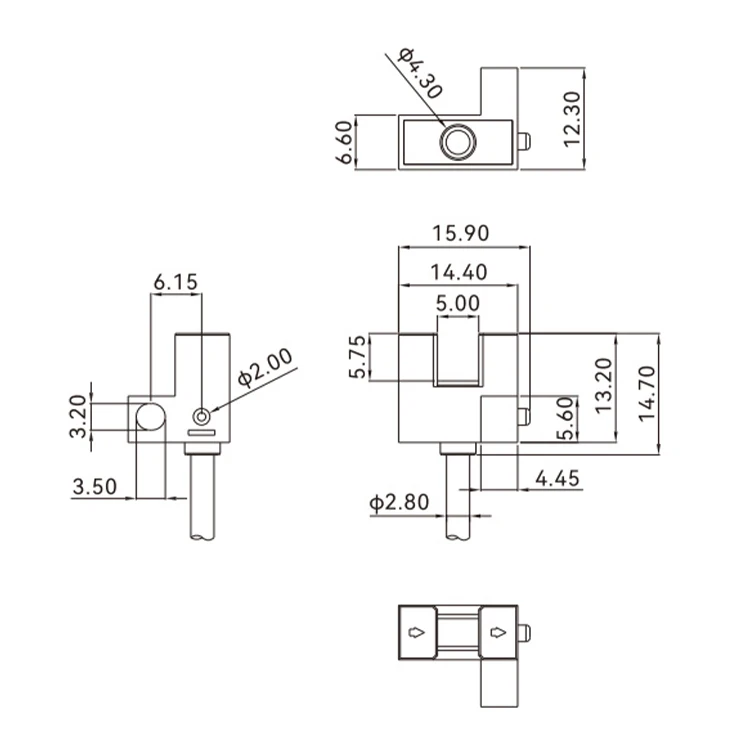 Sense Slot Type Transducer SR-204NA-W