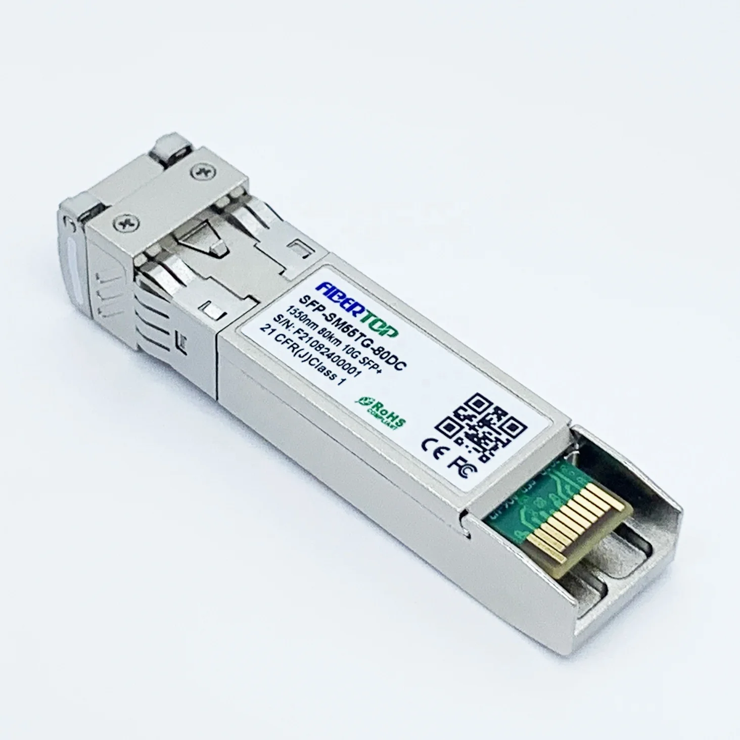 FIBERTOP для HPE J9154A /JG915A совместимый модуль приемопередатчика 10GBASE-ZR SFP + 1550 нм 80