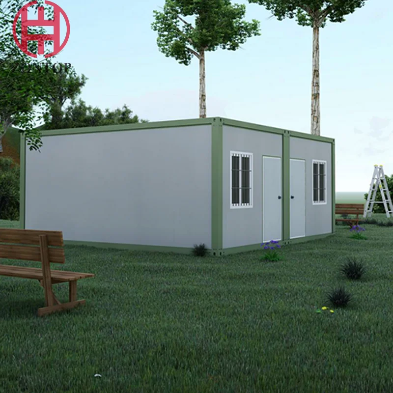 
real Estate Chinese Fast Install Cheap Light Steel Frame Prefabricated Prefab Container Farm Houses Homes 2 Bedroom For Sale 