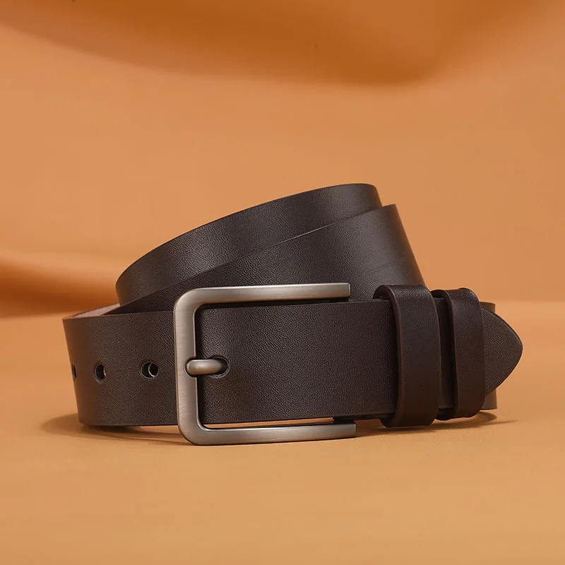 Модный деловой досуг, лидер продаж, классический винтажный ремень из искусственной кожи с пряжкой