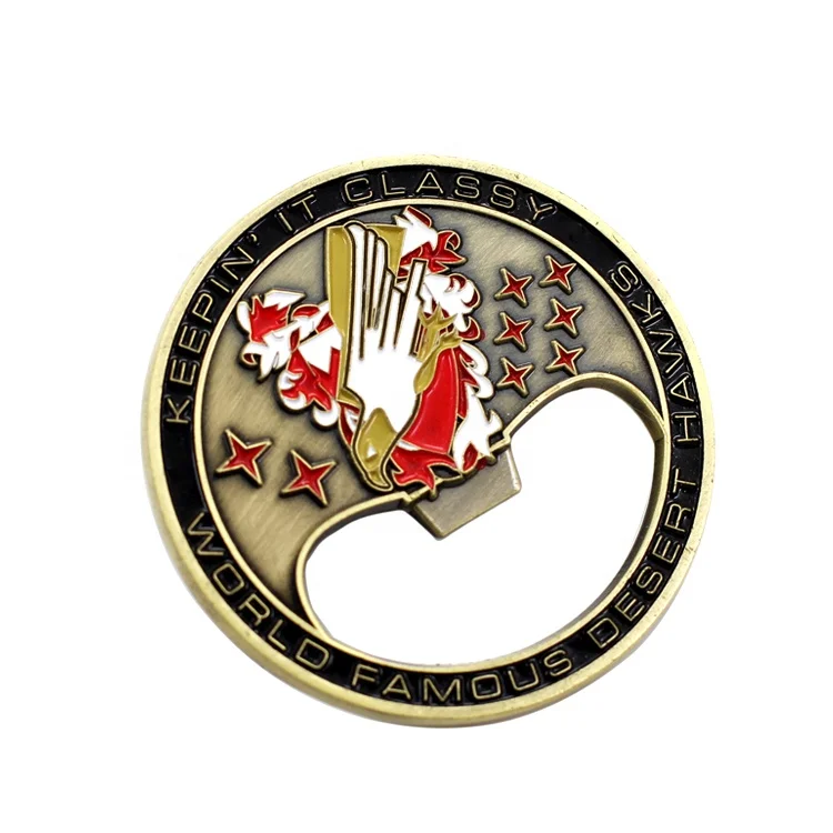 Hot sale custom 3D bronze challenge coin