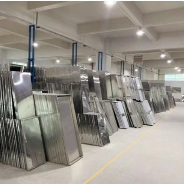 Commercial Kitchen Workbench Single Layer Stainless Steel Table with Adjustable Wood Legs Hotels Bakeries Backsplash Included