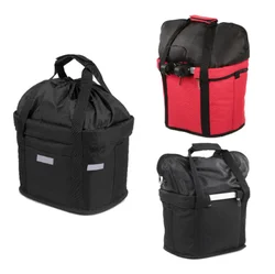 Custom Logo Durable Portable Pet Carrier Basket Bag Bike Front Basket