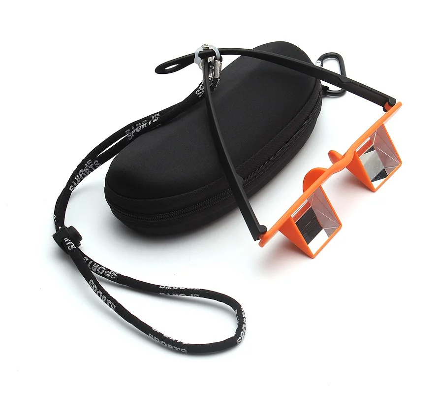 
NEW STYLE outdoor look up climbing Belay Glasses and look down keep neck healthy Prism glasses 