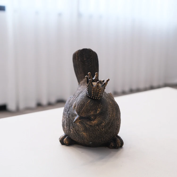 Figurine For Garden Decoration Modern Figurine custom resin Bird figurine