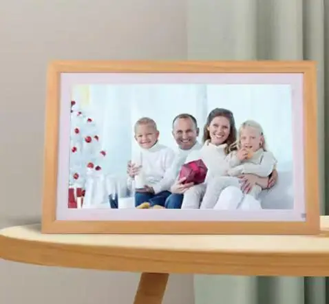 Цифровая фоторамка с поддержкой Wi-Fi возможностью загрузки от телефона сенсорный экран цифровая дисплей-индивидуальный подарок