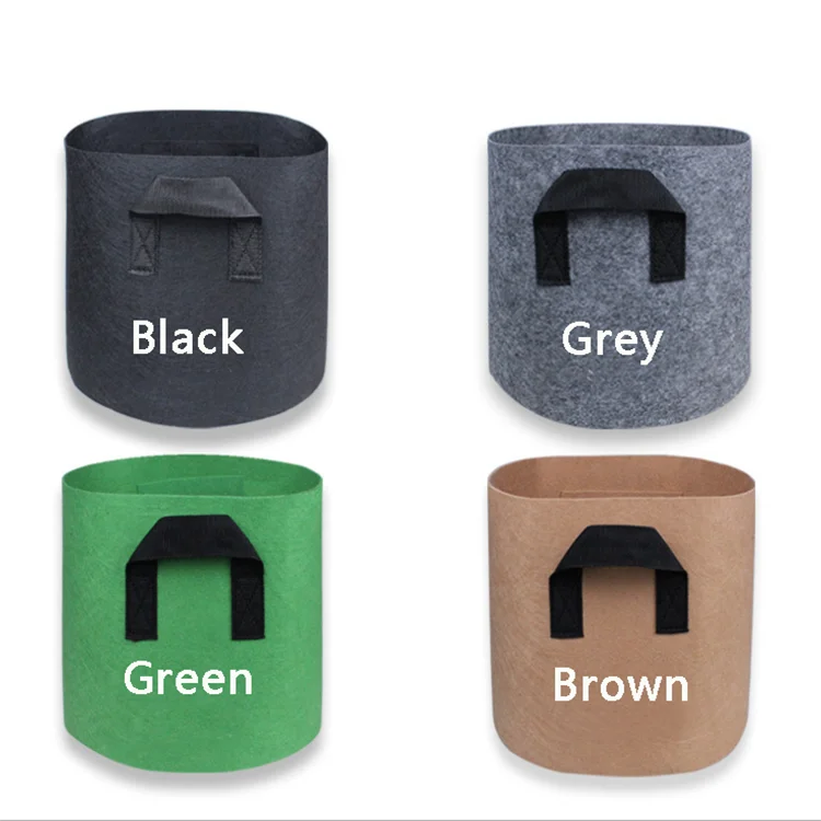 Garden hotsale reusable felt planter grow bag plant pots