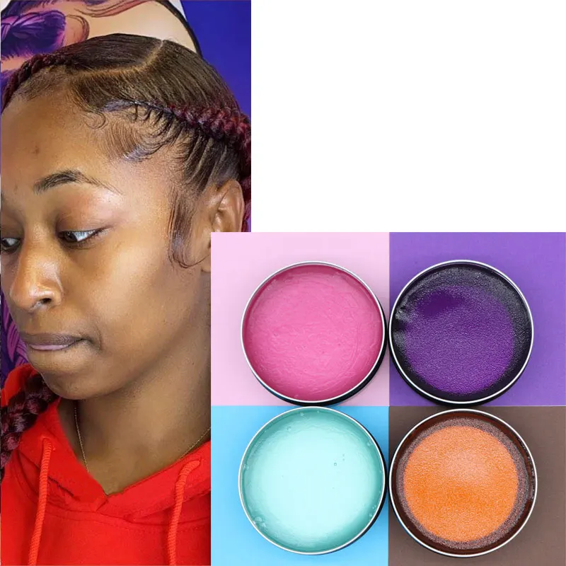 Private Label Strong Hold No Flakes Extremely Black Hair Own Brand Edge Control for Women