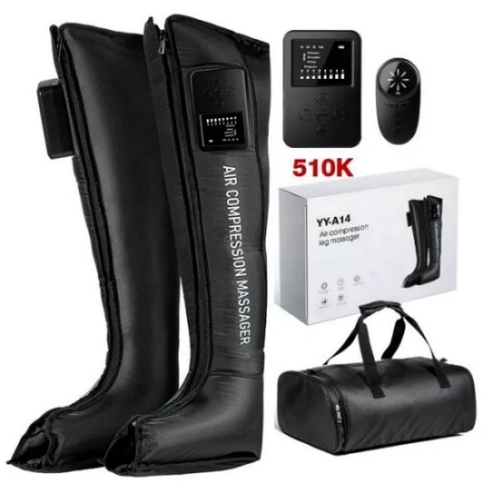 Factory Oem Odm 510k Air Compression Boots Wireless 8 Levels Intensity Compression Boots 8 Chamber Recovery Boots