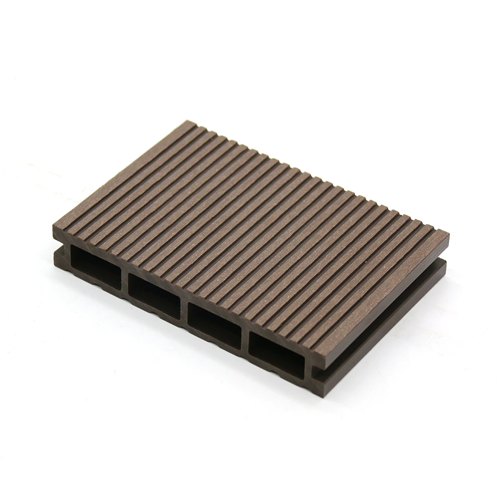Outdoor Raw Material Anti-uv Wood Plastic Composite Decking Timber Wpc Decking