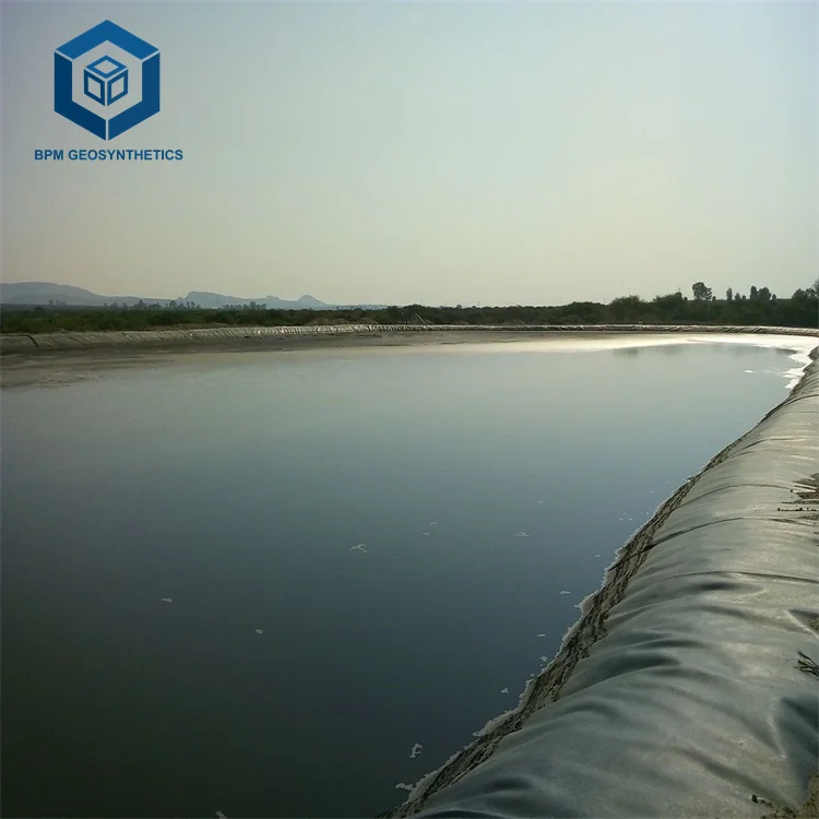 High Density Polyethylene Water Containment HDPE Liner 1.5mm Geomembrane for Artificial Lake in Pakistan