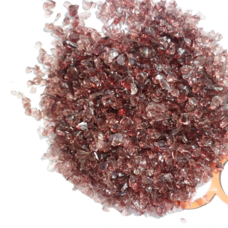 Aqua Blue Colored Crushed Tempered Terrazzo Glass Chips  Broken Glass