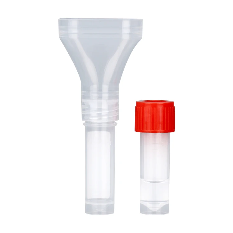 factory price Laboratory Disposable Medical 10ml 5ml Saliva Sample Collector Device Saliva Collection Test Kit